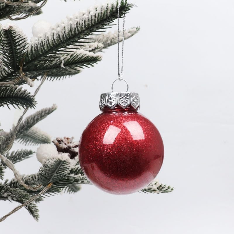 クリスマスボール6個セット、クリスマスつまらないオーナメント8cmクリスマスボールつまらないクリスマスツリーボール(グリーン)