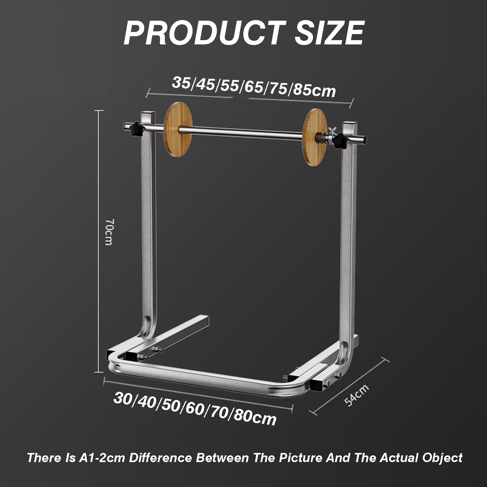 distributore di rotoli di pluriball, Dispenser for rotoli di pluriball Supporto for cuscino in schiuma varie dimensioni Sostituzione della pellicola da tavolo 100 kg | 70x30x54cm