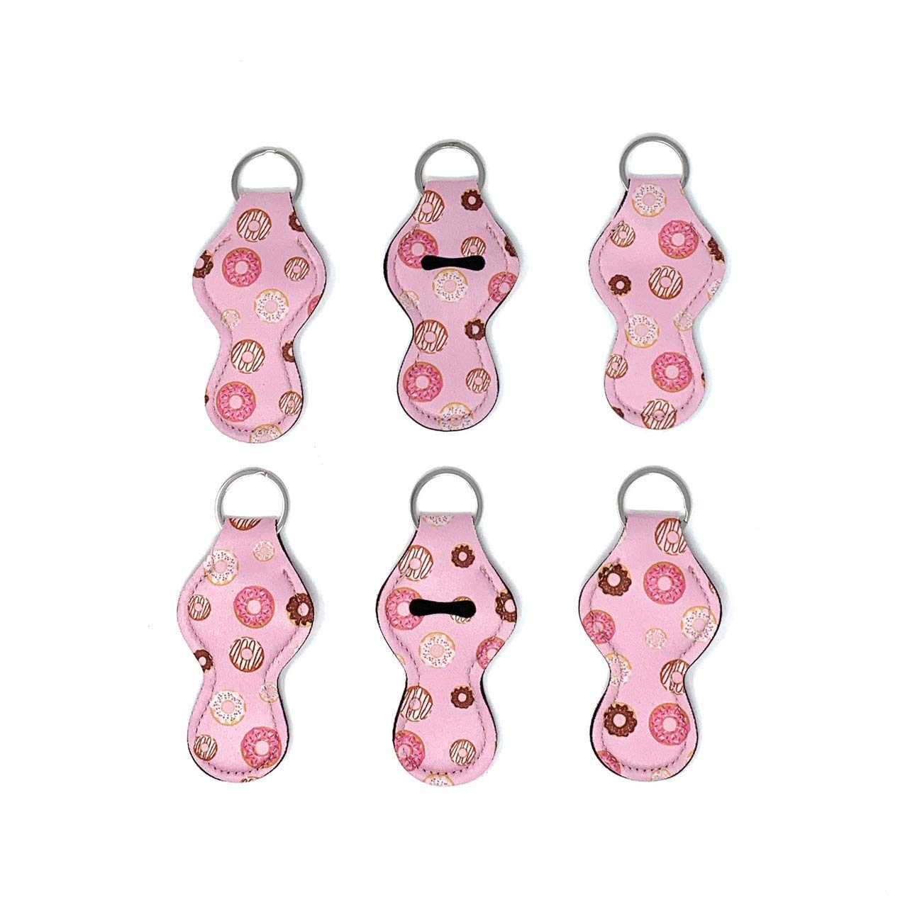 Donut Party Favor for Girl Bulk, Birthday Party Supplies, Lip Balm Holder Keychain