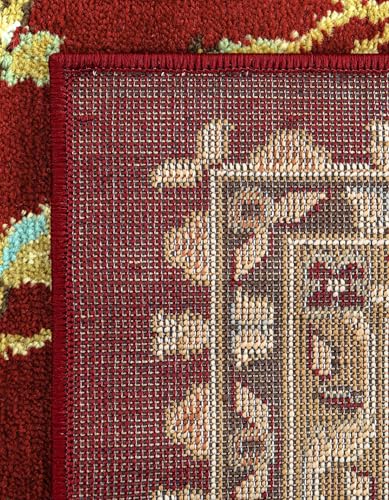 Alfombra corredor rojo 3 x 19.8 pies Rugs.com miniatura 5