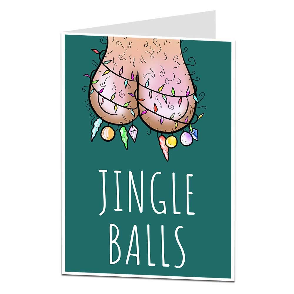 Pack Of 10 Rude Funny Offensive Christmas Card Selection Multipack, Multicolor, A5 - Image 2