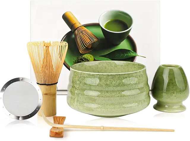 Yuxava Matcha Set - 5-Piece Matcha Green Tea Bowl Set for Beginners