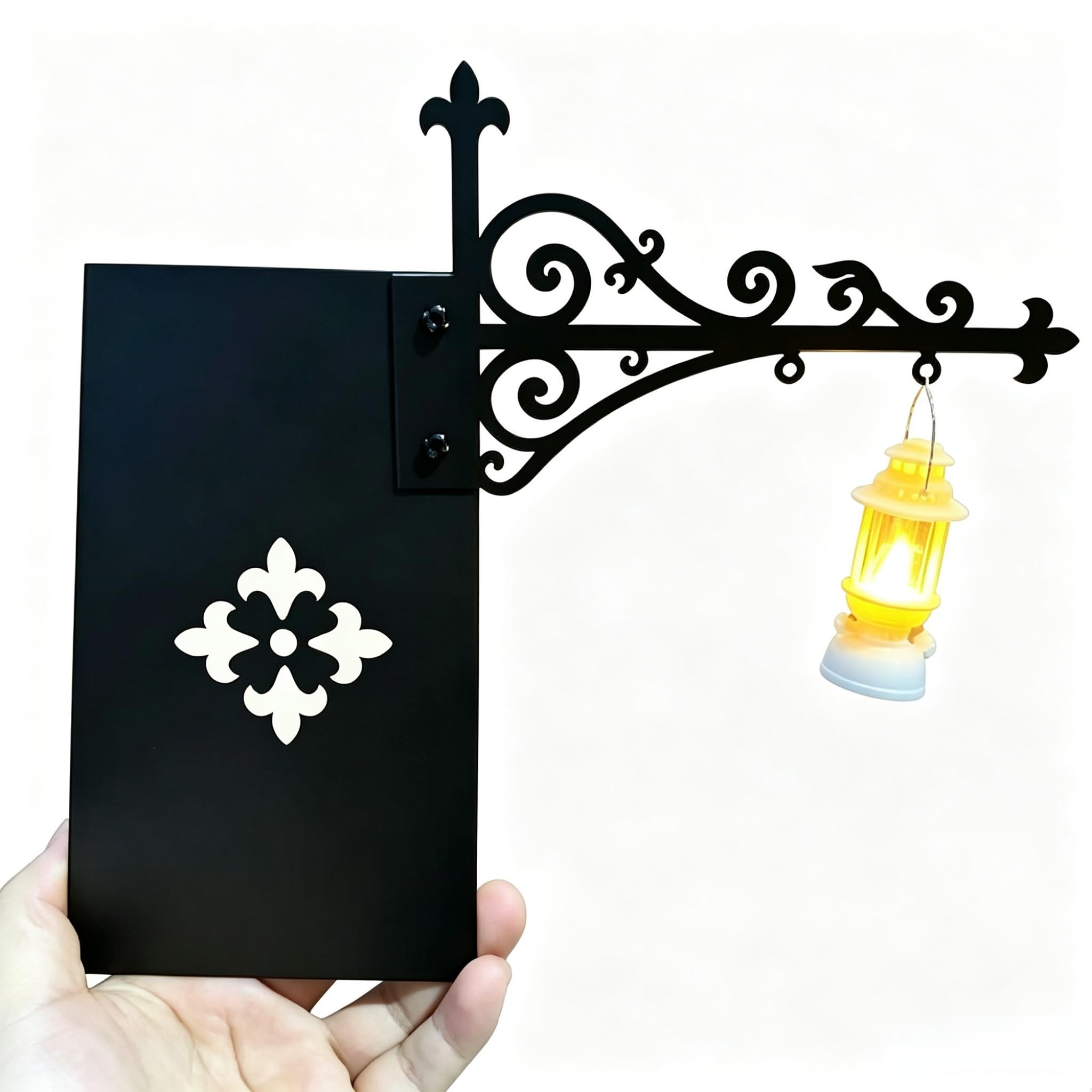 Library Lantern Decorative Bookshelf Lighting, Miniature Hanging Shelf Lamp