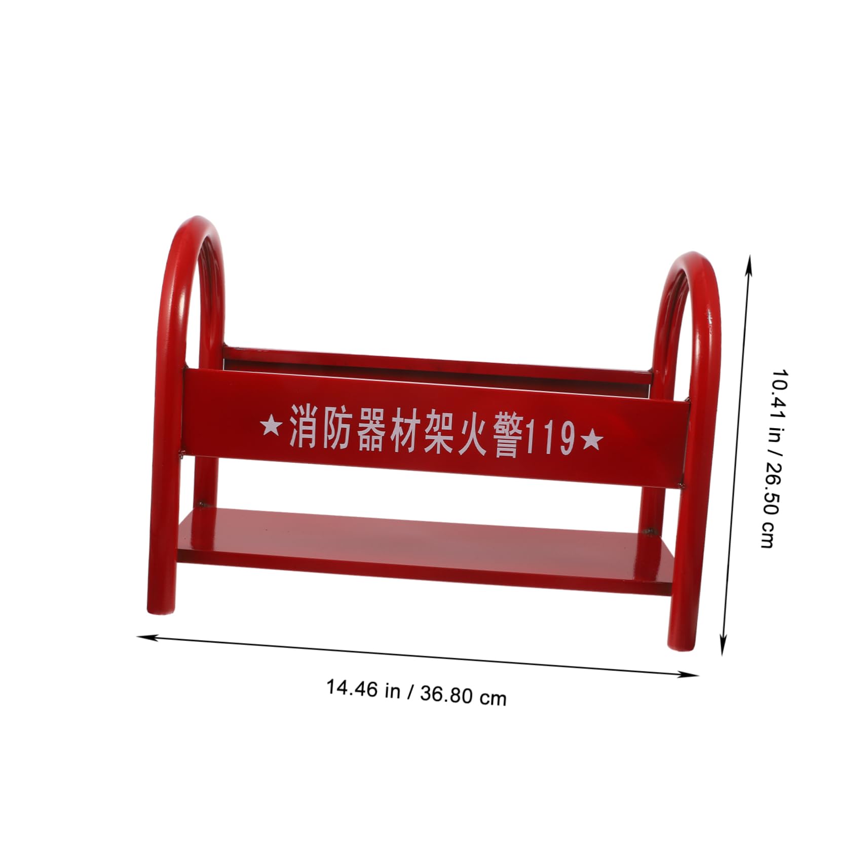 JECOMPRIS Red Iron Fire Extinguisher Holder Fire Extinguisher Holder for Storage Fire Extinguisher Storage Rack Fire Extinguisher Shelf