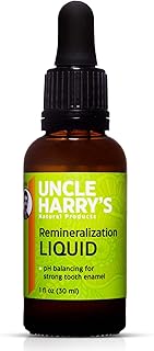 Uncle Harry's Natural & Fluoride-free Remineralization Liquid For Tooth Enamel - Freshens Breath & Strengthens Teeth (1 oz.)