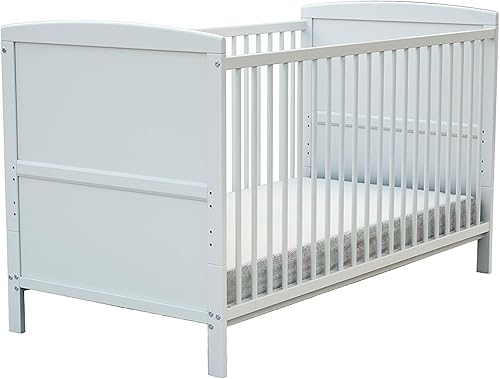 Lit bébé évolutif AT4 Essentiel 70x140 blanc hêtre