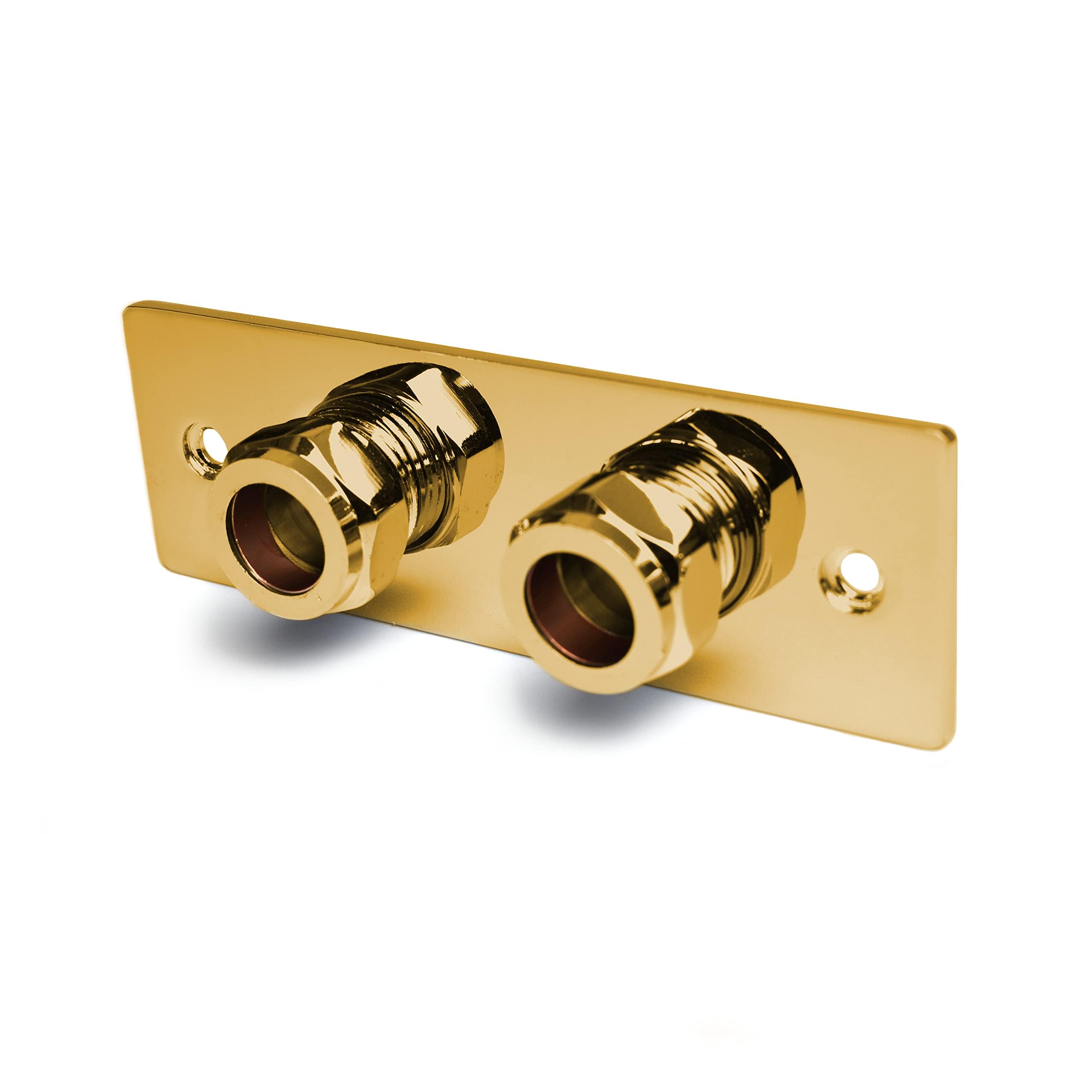 Xcel Home Gold Xcel Home™ Thermostatic Douche Fixing Wall Bracket Back Plate | Bathroom Bidets Shattaf Shower Toilet Mixer Bar Valve Mounted Kit | Easy Installation For Timeless Elegance - All Fittings Provided