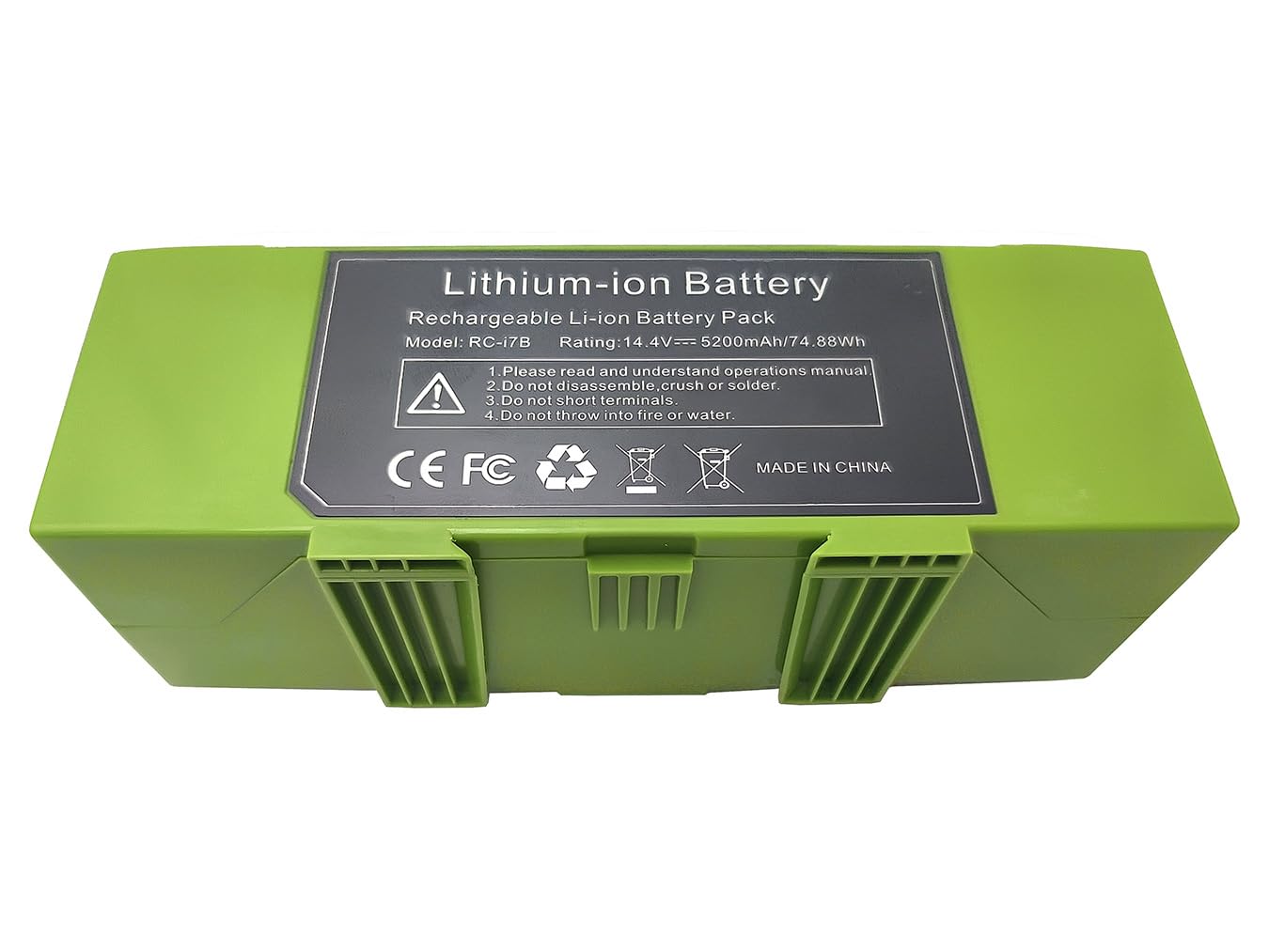 Bateria do iRobot i7 i7+ i8 E5 E6 i3 i3+ i4 i4+ Robot Roomba e Serie e5 5150 e55150 i3 Plus 3150 3158 i7 i7 Plus 7150 7156 7158 i8 i8 8 + i8 + i550 14,4 V 5200 mAh