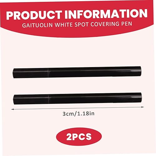 2Pcs Vitiligo Makeup Cover Waterproof, Long Lasting Vitiligo Cream, Sweat-Proof Portable Body Concealer for Women, Men