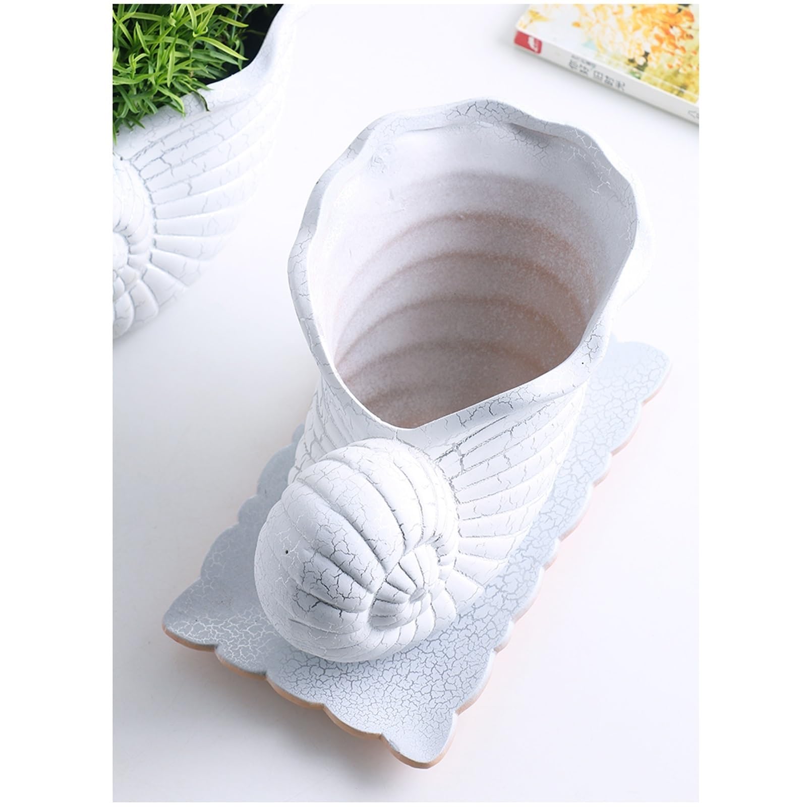 ULTRAWAVE Doniczki na kwiaty kreatywna wewnętrzna i zewnętrzna ceramiczna doniczka kreatywna dekoracja bonsai doniczkowa doniczka na sukulenty ozdobna doniczka