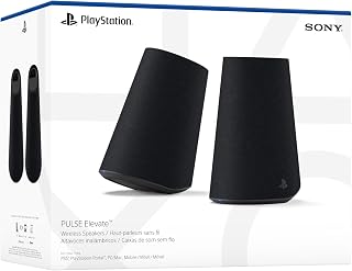 Alto-falantes sem fio PlayStation PULSE Elevate - Midnight Black