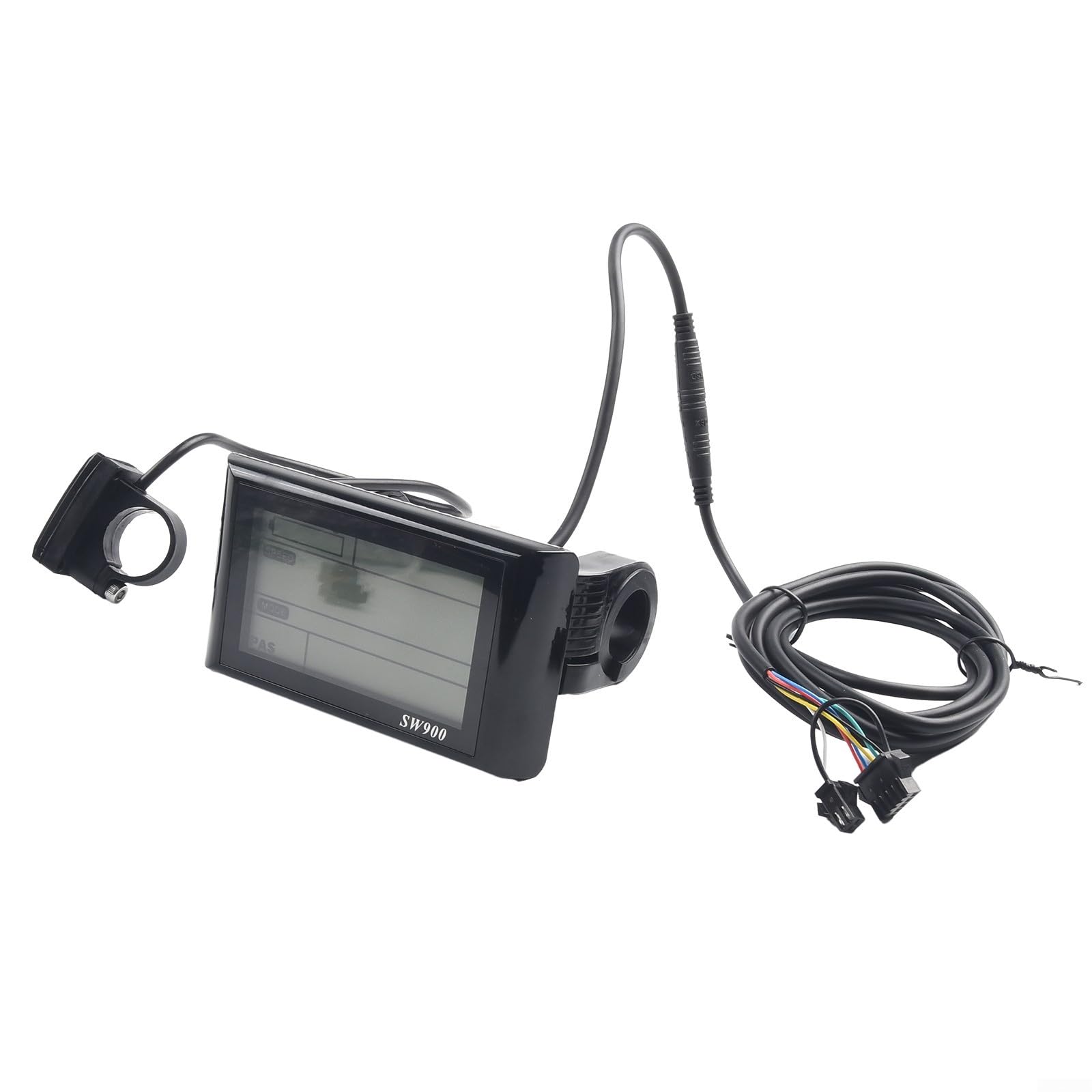 QuivyLivy Electric Bike Lcd Display Sw900 Control Panel For 24V 36V 48V 60V 72V E-Bike Scooter, Quality Abs Material With Uart Protocol, Black Color