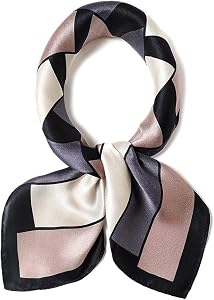 MEISEE 100% Pure Mulberry Silk Scarf 27"'x27(in) Square Scarf Head Scarf Neck scarf Headscarf for Women with Gift Packed