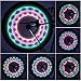 OUTAD LED Bike Wheel Lights, Waterproof Ultra Bright  Bicycle Rim Lights, Wheel Spoke Decorations  - 32 Different Patterns Change - Colorful Bike Tire Accessories - 1 Piece