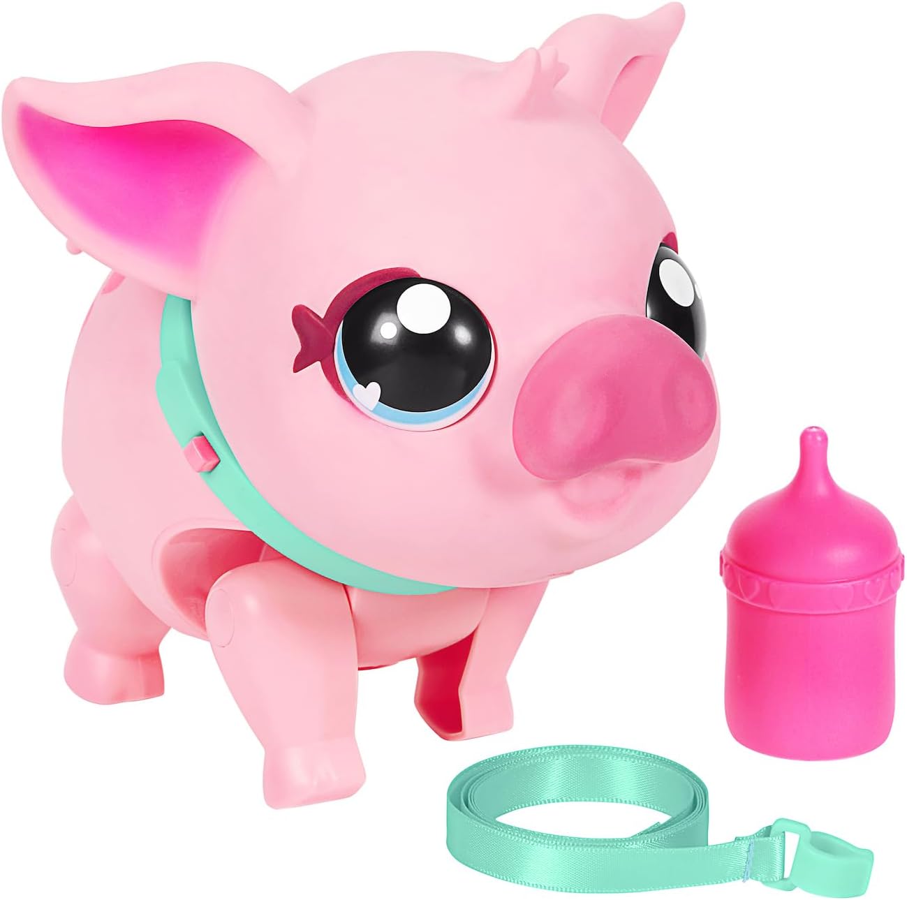Little Live Pets - My Pet Pig | Soft and Jiggly Interactive Toy Pig That Walks, Dances and Nuzzles. 20+ Sounds & Reactions. Batteries Included. For Kids Ages 4+.