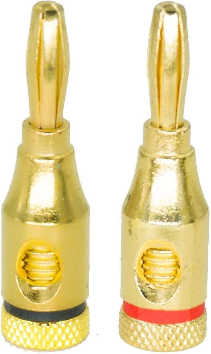 EZColoris Banana Plugs 6 Pair Gold Plated Audio Jack