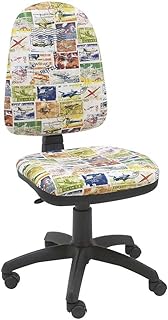 Silla Express Turin Silla giratoria, Sellos Aviones, 60x60x94 cm