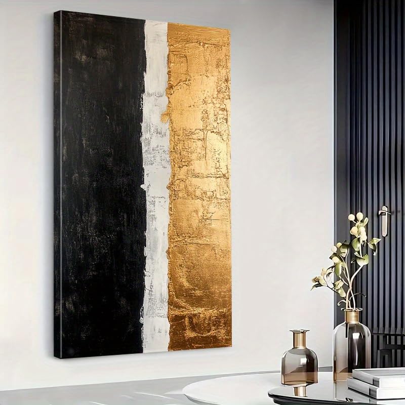 Affiche abstraite verticale pour habiller un grand mur vide avec élégance - 2