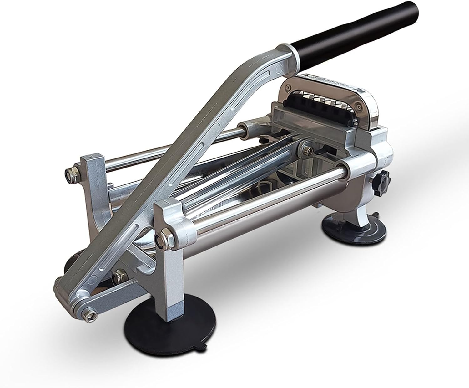 French Fry Cutter – Heavy-Duty Stainless Steel and Aluminum Potato Slicer with Multiple Blades for Home and Commercial Use