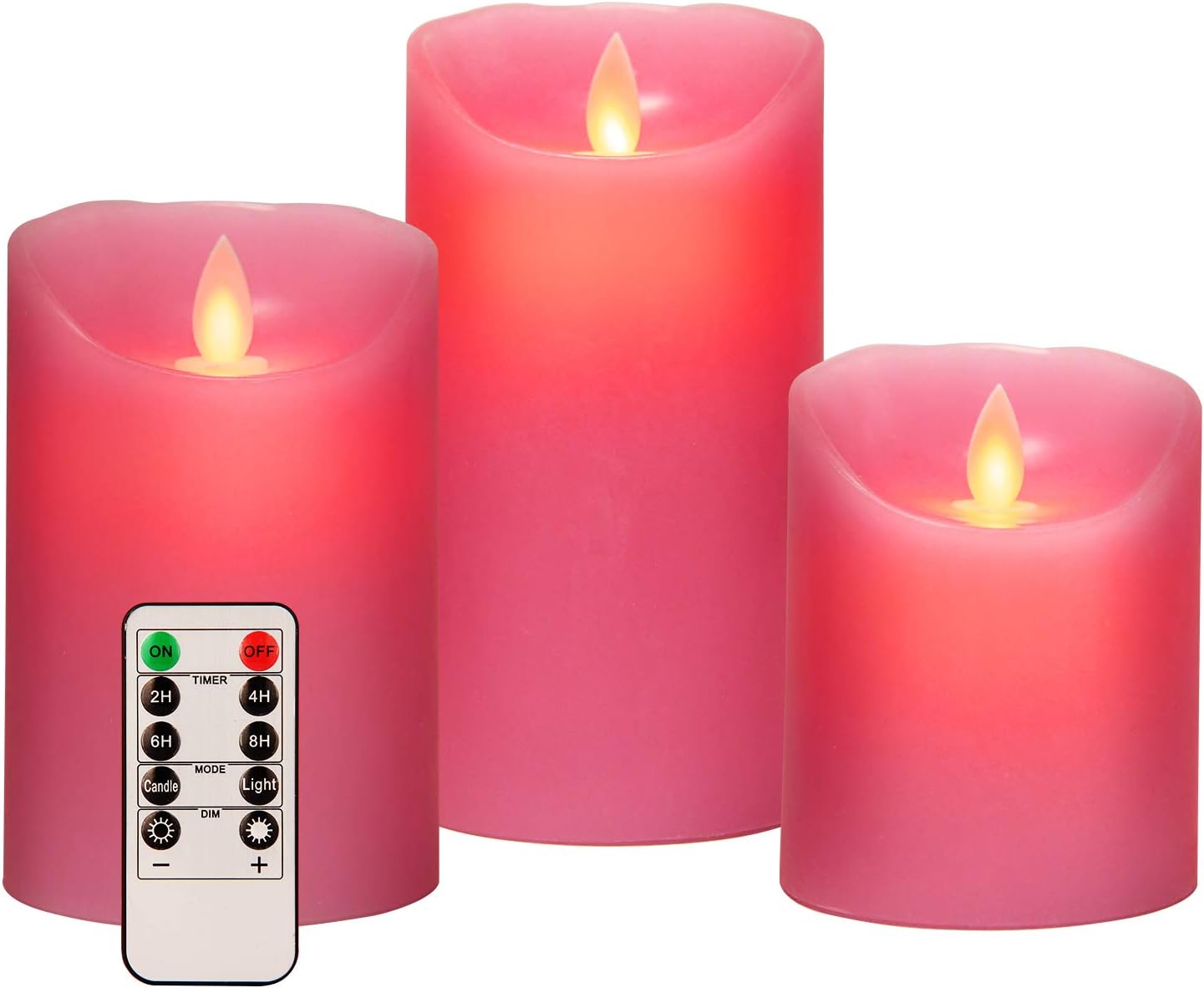 AKU TONPA 3 15 X 4 5 6 Set Of 3 Flameless Candles Battery Operated