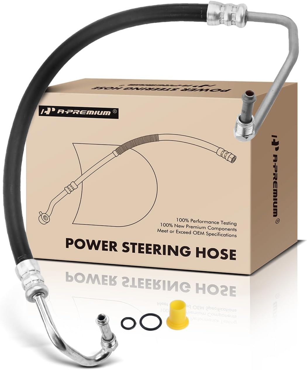 A-Premium Power Steering Hose Pressure Line Hose Assembly Compatible with Dodge Durango 1999 Dakota 1992-1999 V6 3.9L 4WD