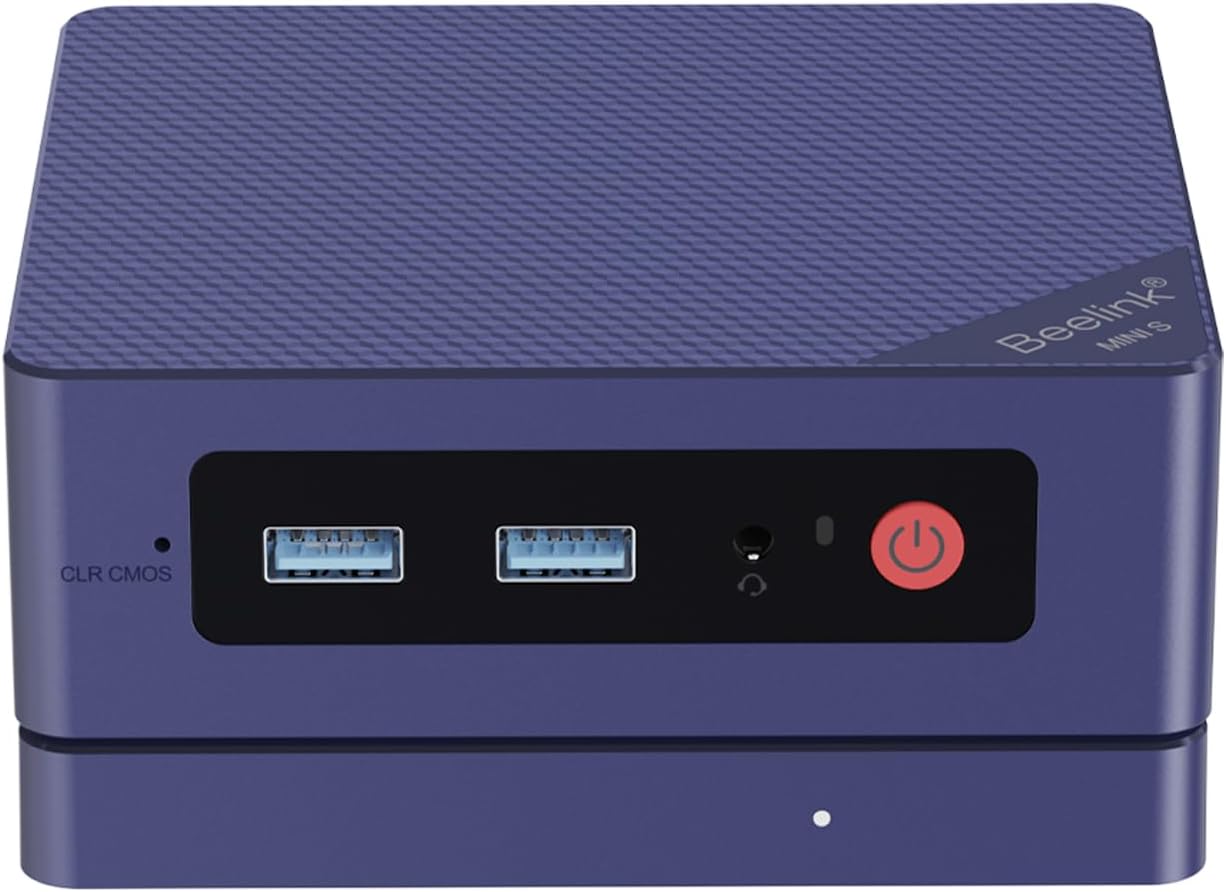 Mate Mini-S, 10Gbps USB-C to Quad 2.5G LAN Adapter (4×2.5GbE), Ultra-Slim 14.8mm Aluminum Stand, USB Bus-Powered, for Mini PCs/Laptops/Desktops — Space Gray