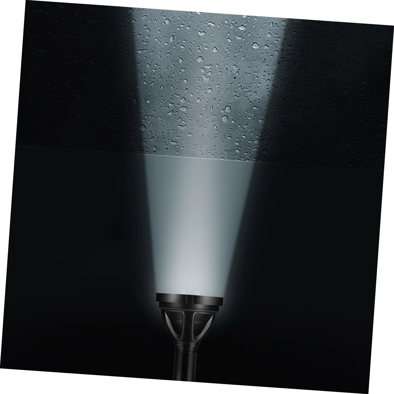 Torcia Elettrica ad Alta Luminosità Ricaricabile in Lega di Alluminio | Capacità 5000mah, Colore Nero, Uso Hiking e Casa, Struttura Antiscivolo e Resistente alle Cadute
