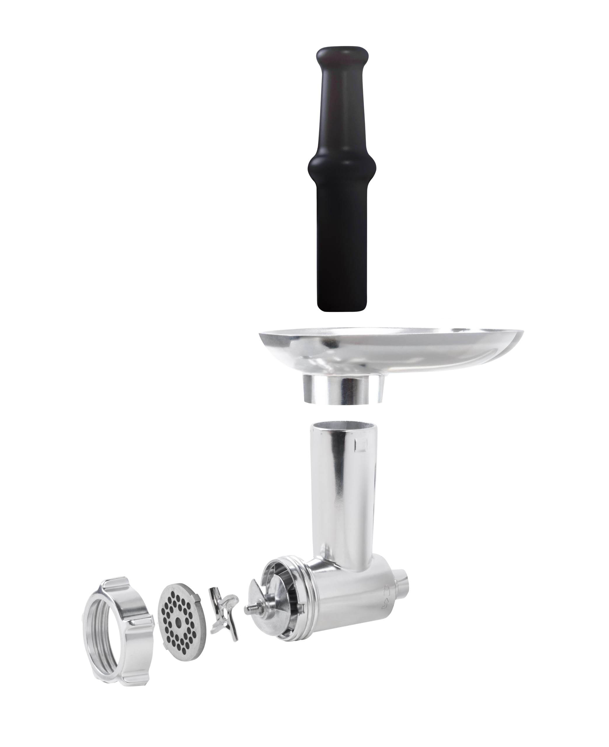 Picadora de Carne, 1300 W Máx, Para Carne Picada, Salchichas y Kubbe, 2 Discos de Acero Inoxidable, Picado Medio y Grueso, Piezas Desmontables, AMG300HM