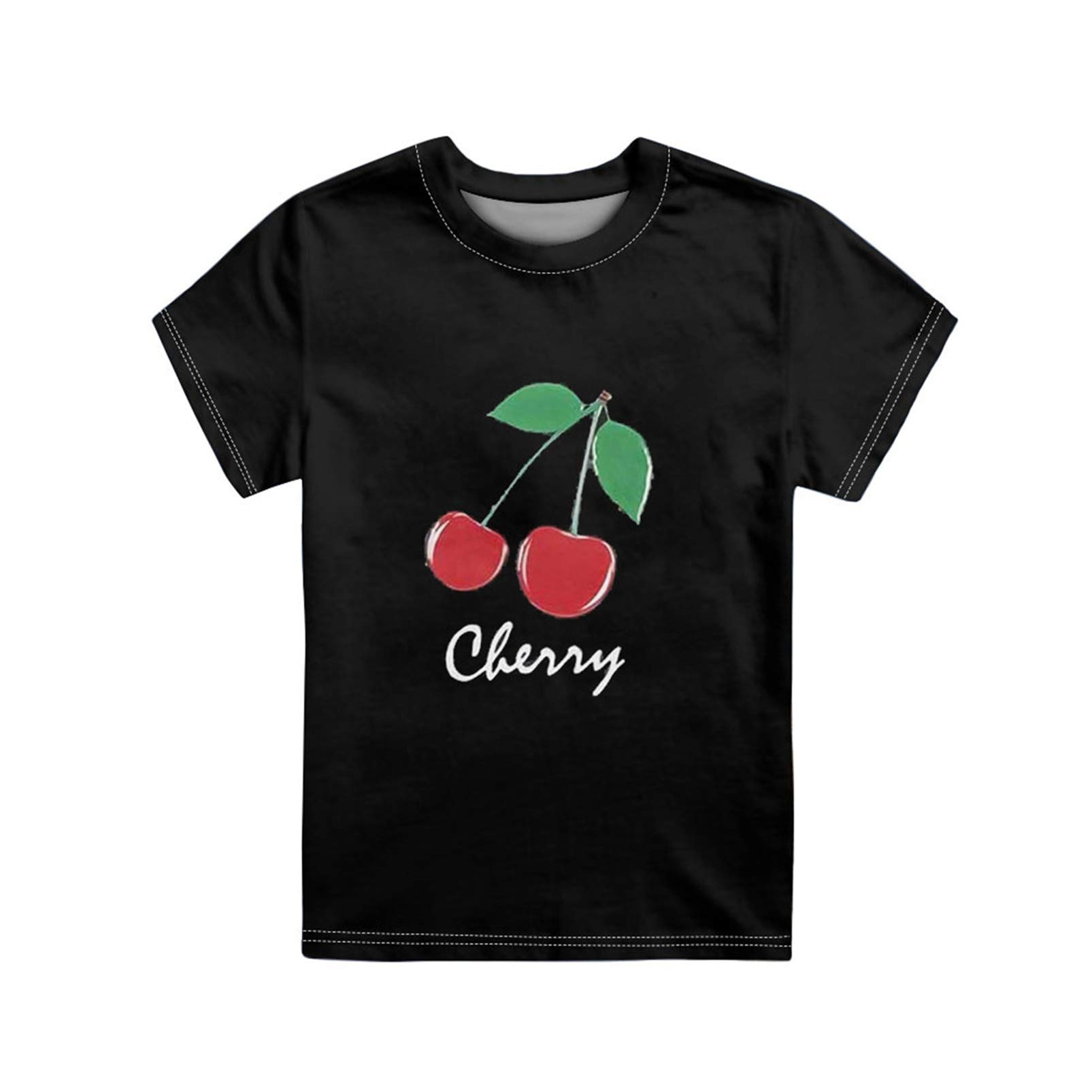 UZZUHIKids Tshirts Boys Boys Short Sleeve Crewneck Tees Shirts Casual Sport Pullover Tops Size 3-16 Age