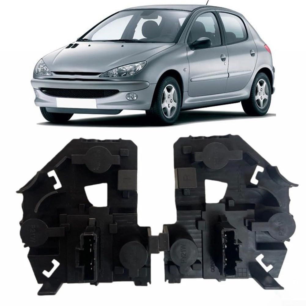 Paire de circuits imprimés de rechange pour feux arrière gauche et droite 206 et 207 2004–2015, panneaux de connecteurs de feux arrière gauche et droit fabriqués en alliage d'aluminium