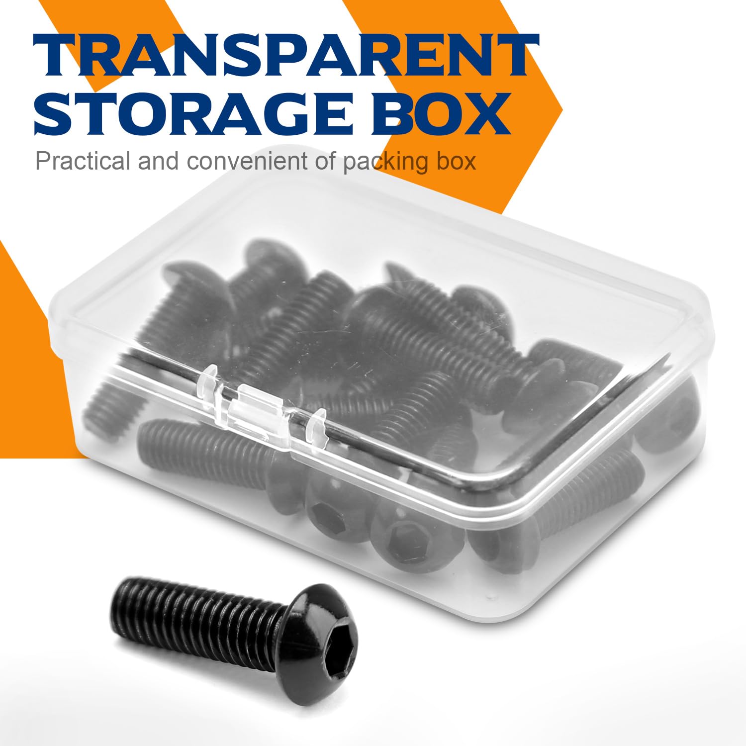 Tornillos Avellanados M8x45mm de Acero Inoxidable 304 Negro Oxidado con Hexágono Interior y Rosca Completa (10 Piezas)