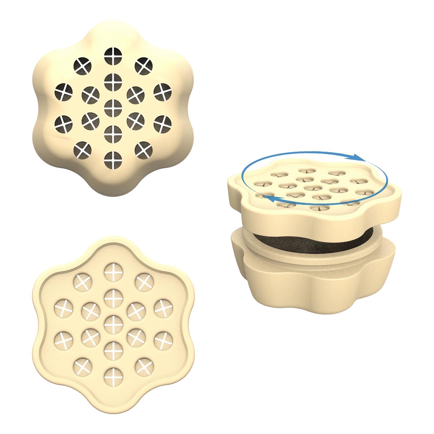 Supporto Spirale per Stelo Fiori - Set di 2, Giallo, Anello Porta Stelo a Spirale, Ideale per Creare Bellissimi Bouquet, per Divertirsi con Le Composizioni Floreali Sempre e Ovunque