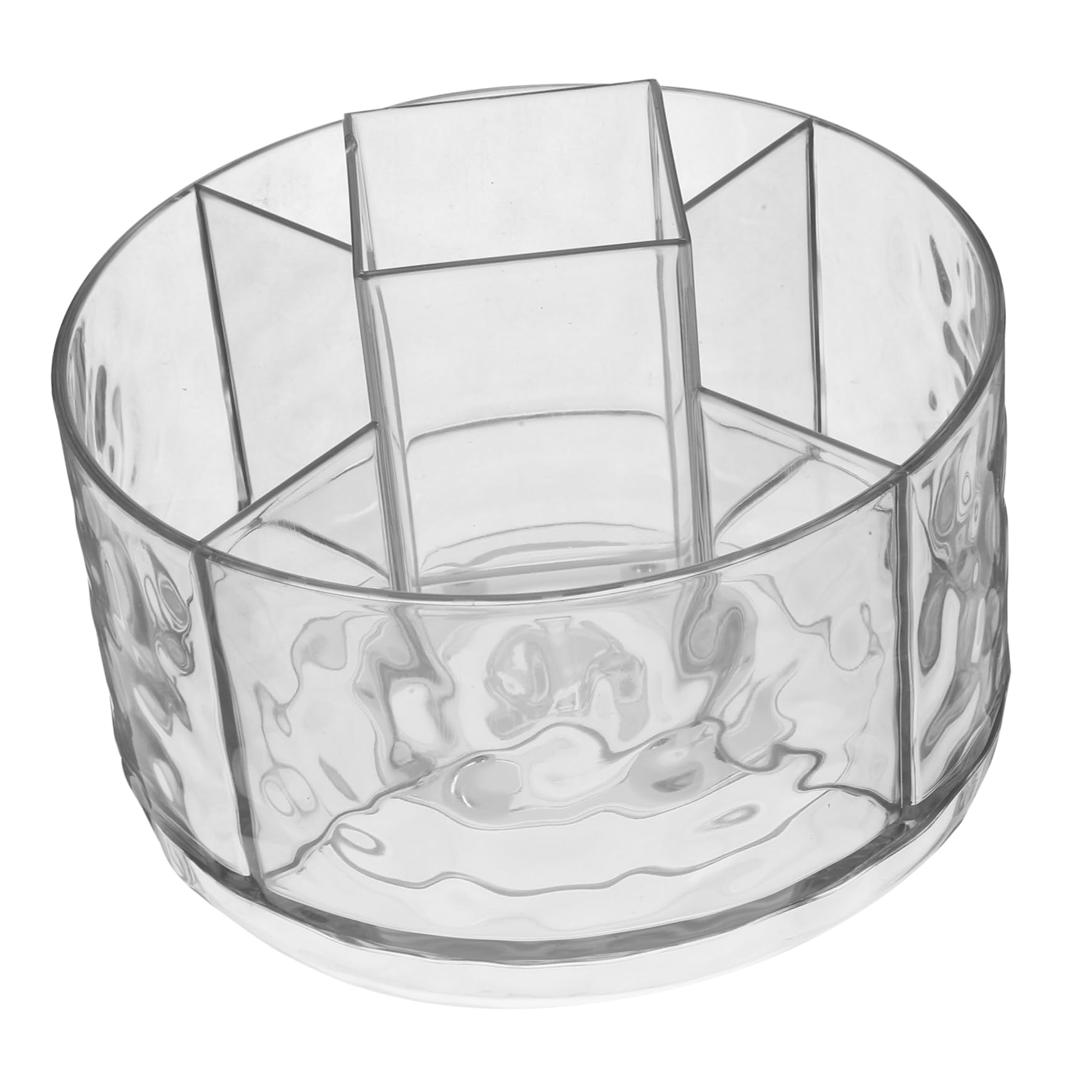 Ciieeo 3 Pièces Porte-Stylo Rotatif Transparent Porte-Brosse Pot De Pinceau De Maquillage Porte-Stylos De Bureau Porte-Pinceaux De Maquillage Porte-Stylo Rotatif Tasse De Pinceau De