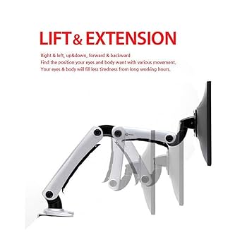 ACELUXE B1 プレミアム シングル モニターアーム ホールタイプ 518h1SzcwYL._UF894,1000_QL80_.jpg