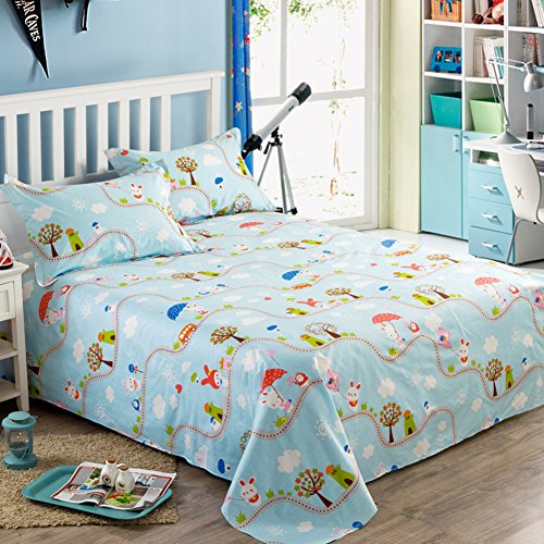 Draps en coton de qualité supérieure 160x230cm pour lit simple - 2