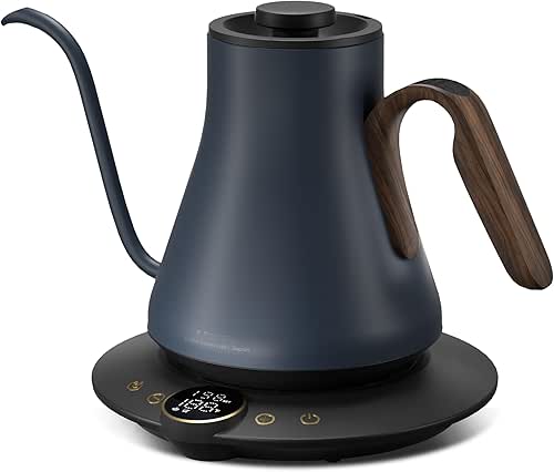 Electric Kettles, INTASTING Gooseneck Electric Kettle, ±1℉ Temperature Control, Stainless