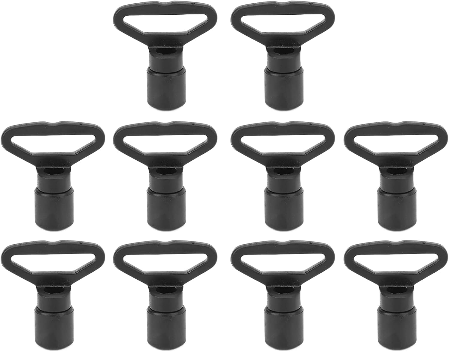 Alomejor 10 Piezas De Hebillas De Cuerda Elástica Marina, Anillo De Montaje De Sujetador De Cuerda De Plástico De 2,5 Mm, Gancho Ligero Y Duradero para Kayak, Canoa, Barco