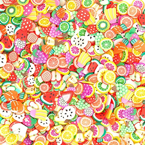 3D Nail Art Charms for Acrylic and Gel Nails, Slime Fruit Charms (20,000 Pieces)