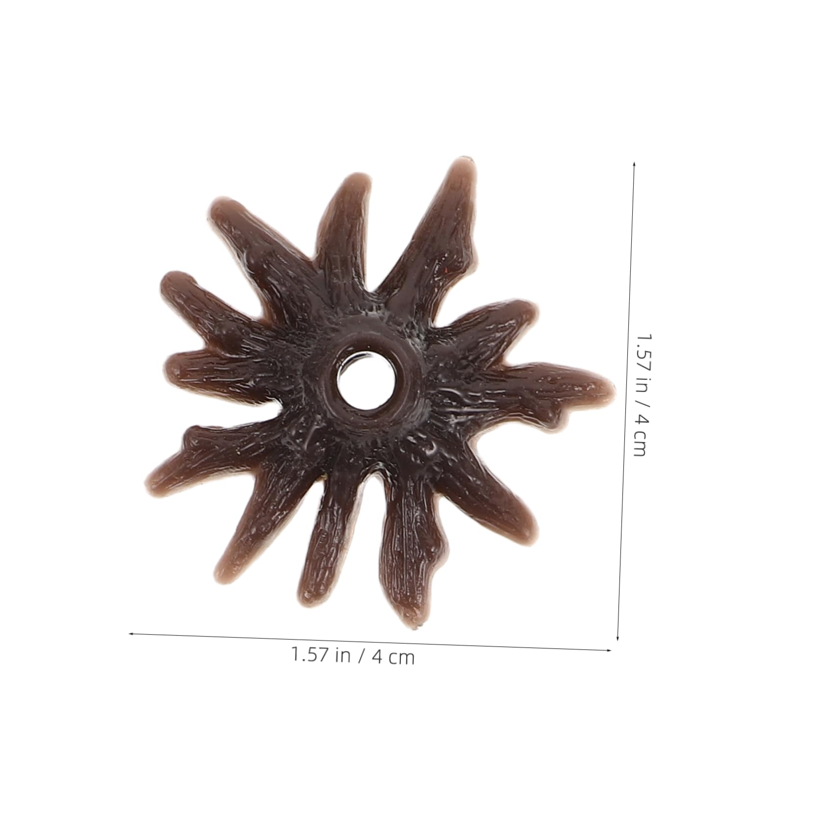 Hohopeti 50pcs Model Trees Base Miniature Trees Stand DIY Craft Building Plastic Feet for Scenery