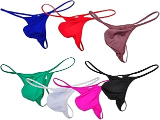 Men's Spandex Thong Guy Men T-Back G-String Jockstrap Underwear Pouch Body Tanga Pants