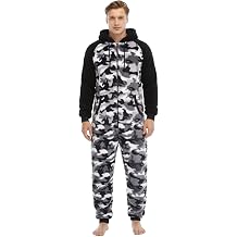 Erkek Kabar k Pijama Onesie Hoodie Polar S cak Yumu ak Tam Fermuar Sonbahar K  Bahar Yeti kin Tulum Pijama Hepsi Bir Arada Cepler