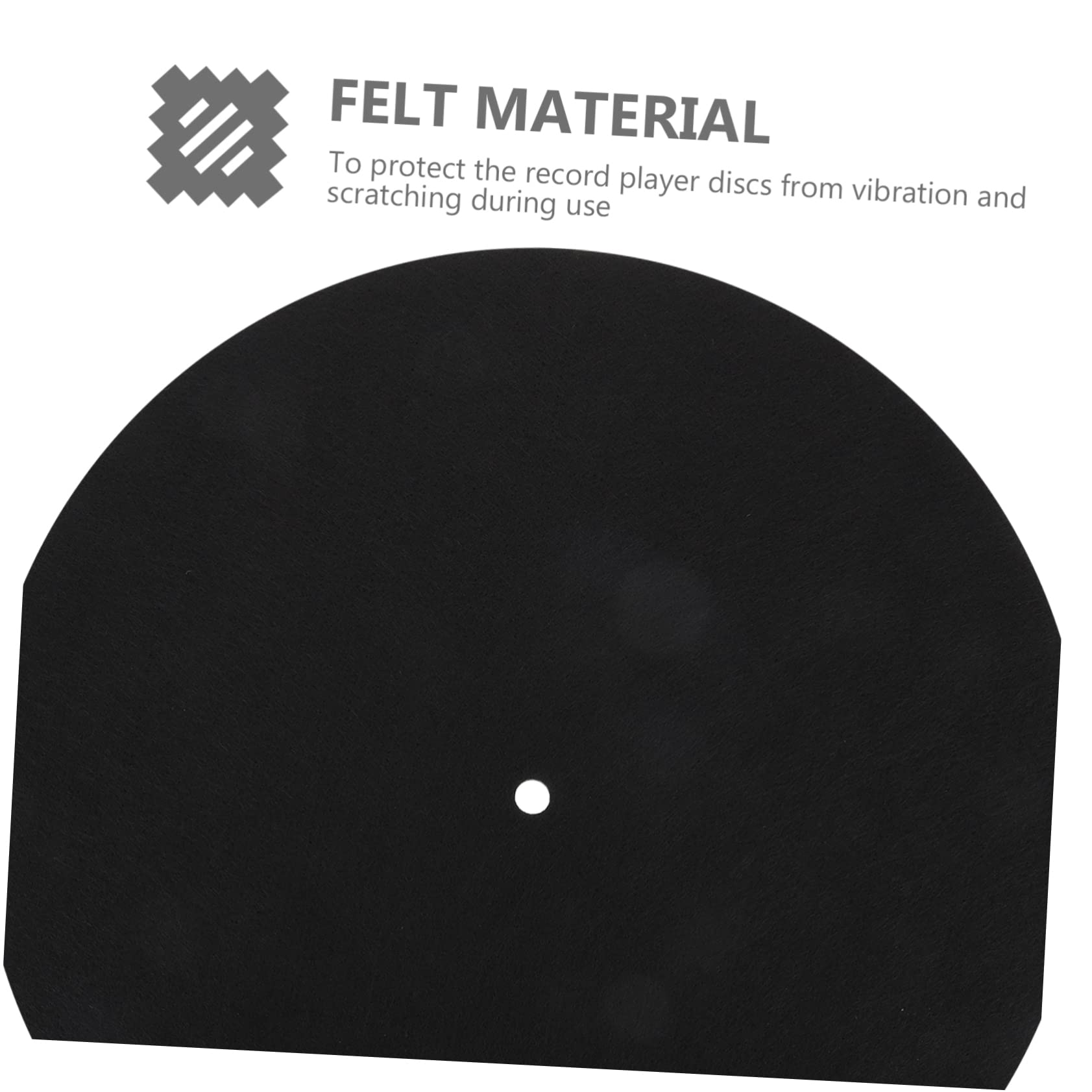 Amazon | VINTORKY ターンテーブルマット フェルト製スリップマット 7