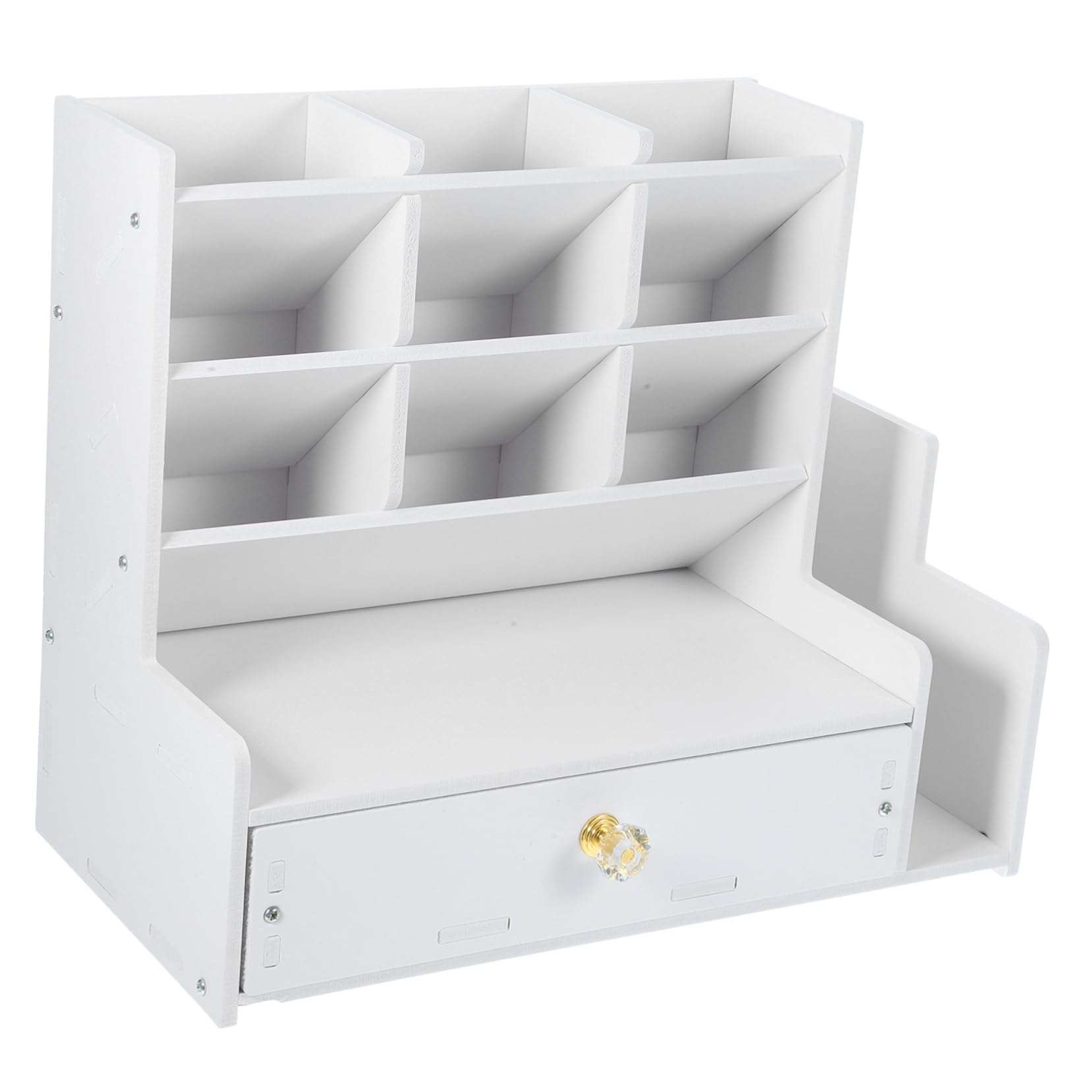 TEHAUX Rack De Almacenamiento De Escritorio Organizador Multiusos Para Artículos De Papelería Para Oficina y Estudio