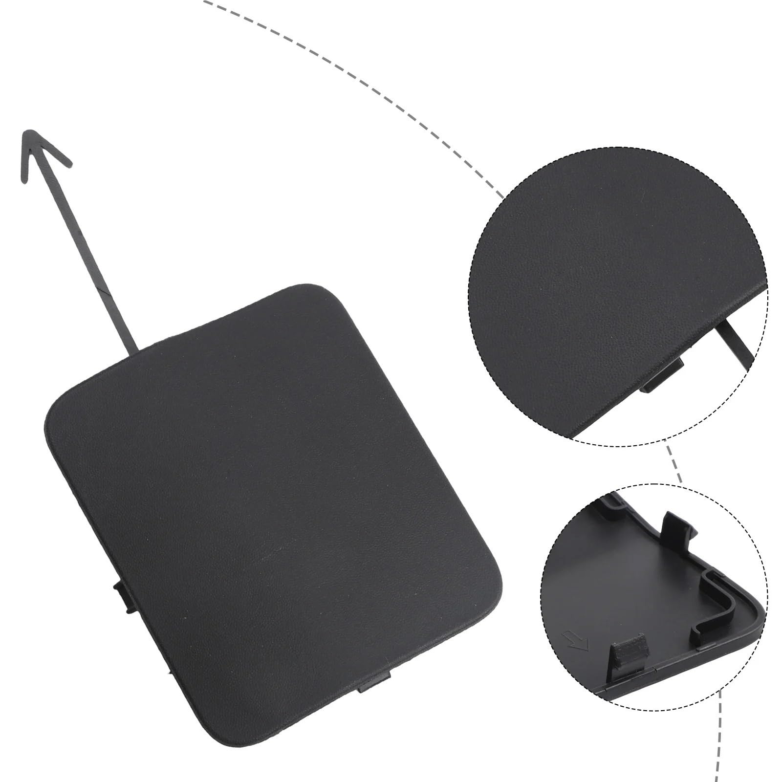 Protection d'attelage pour Qashqai 2017-2021, Cache Crochet de remorquage de Pare-Chocs arrière, Accessoire de Remplacement 85071HV00A