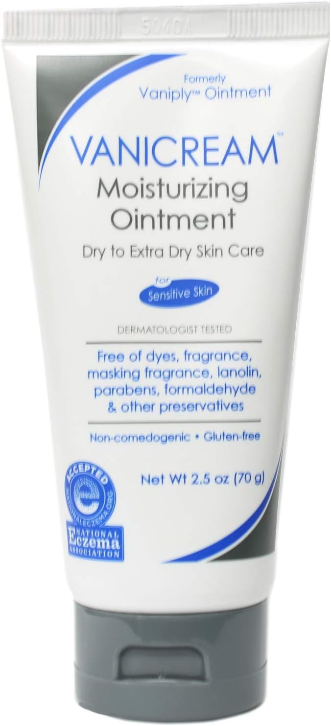 Vanicream Moisturizing Ointment 2.5 oz (Value Pack of 8)