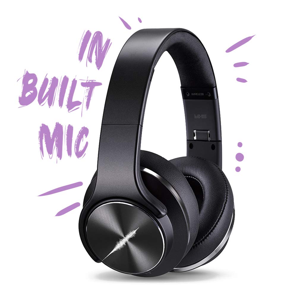 ZHIC Futuristic ZX17 Bluetooth Headphone & Speaker in 1 (Black