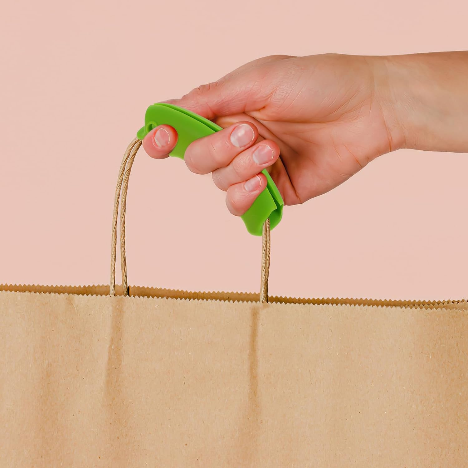 3 Pack Silicone Grocery Bag Holder Handles for Shopping Bags image 5
