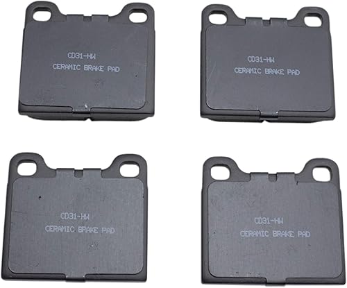 Miniatura 4 de TRQ Juego de pastillas de freno de cerámica Posi delanteras o traseras para AudiVolvoBMWAlfa RomeoMercedes BenzPorscheOpel