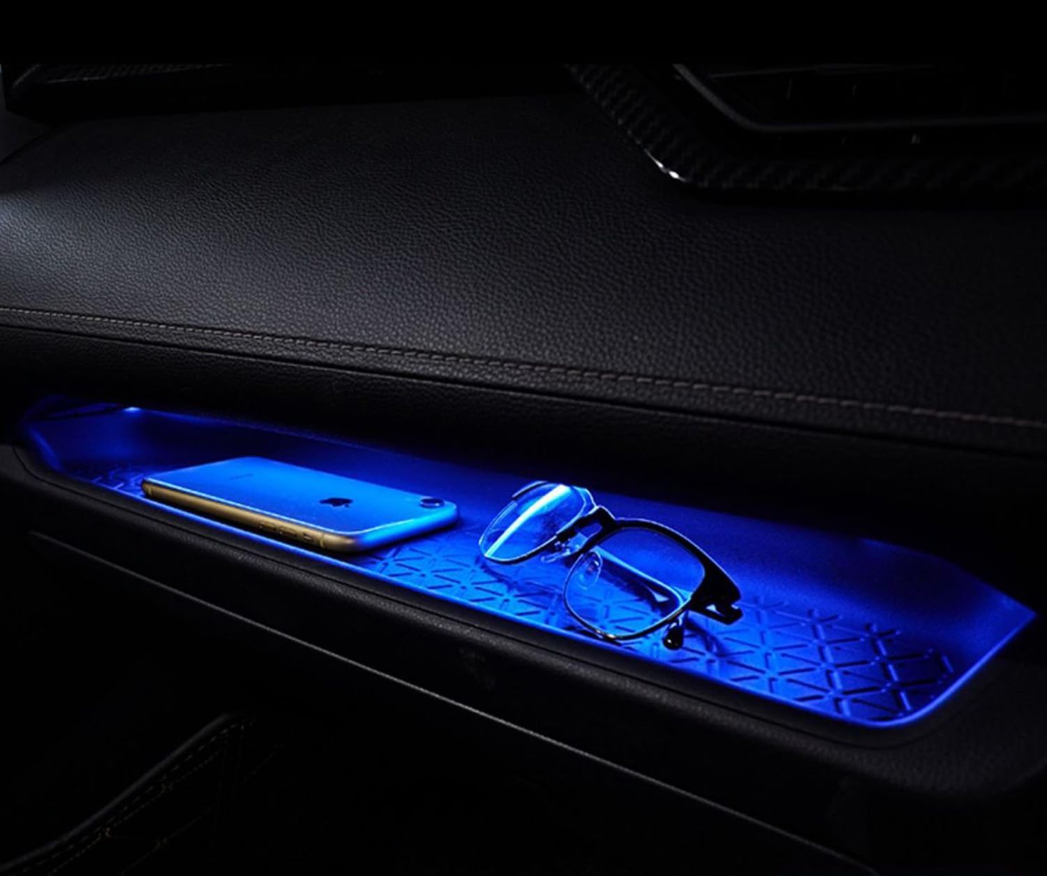 for Toyota RAV4 2019-2025 Car Accessories Interior Central Console LED Light Bar Strip Decortive Lamp 1pcs (Blue)