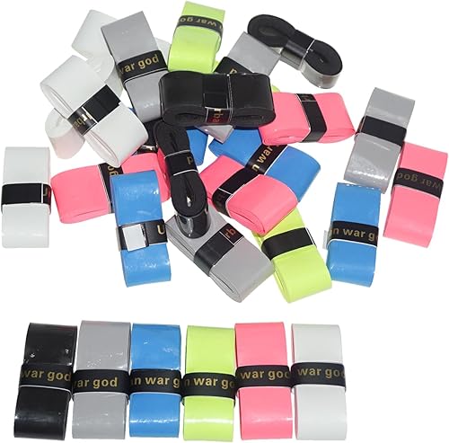 30 cintas de agarre de raqueta de tenis, cinta de agarre de tenis precortada, envuelve tu raqueta para un alto rendimiento, cinta de agarre de tenis